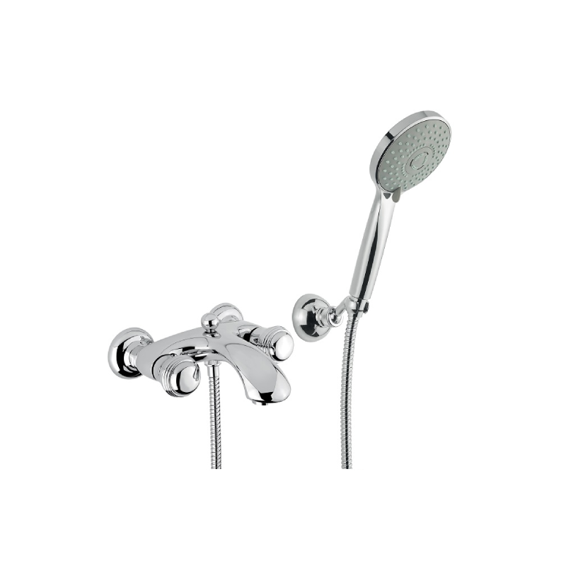Baterie Cadă Bugnatese AXO 602 cu Set Duș și Furtun Flexibil Cromat