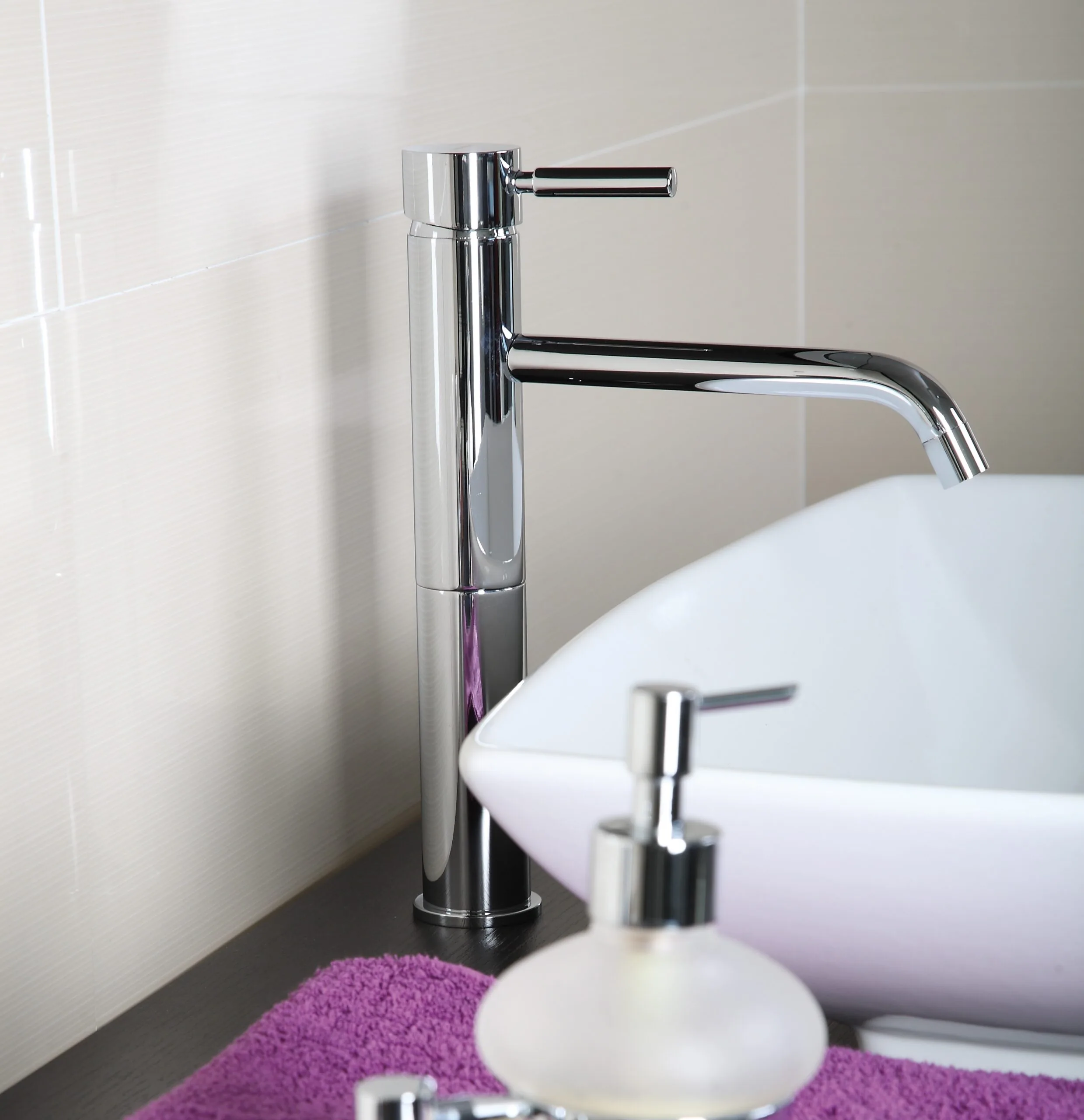 Baterie Înaltă Lavoar Bugnatese KOBUK 2317S Fără Ventil, Design Italian Premium