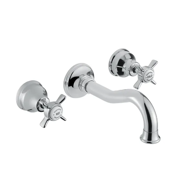 Baterie Încastrată Lavoar Bugnatese PRINCETON 865 cu Tijă 19 cm și Corp Îngropat Inclus