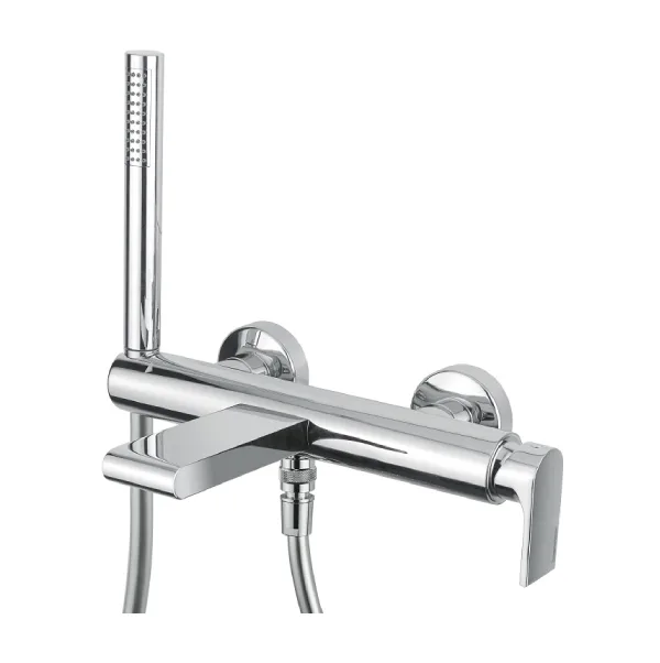 Bugnatese SIMPLE Robinet de cadă cu set duș și furtun flexibil mat 6602